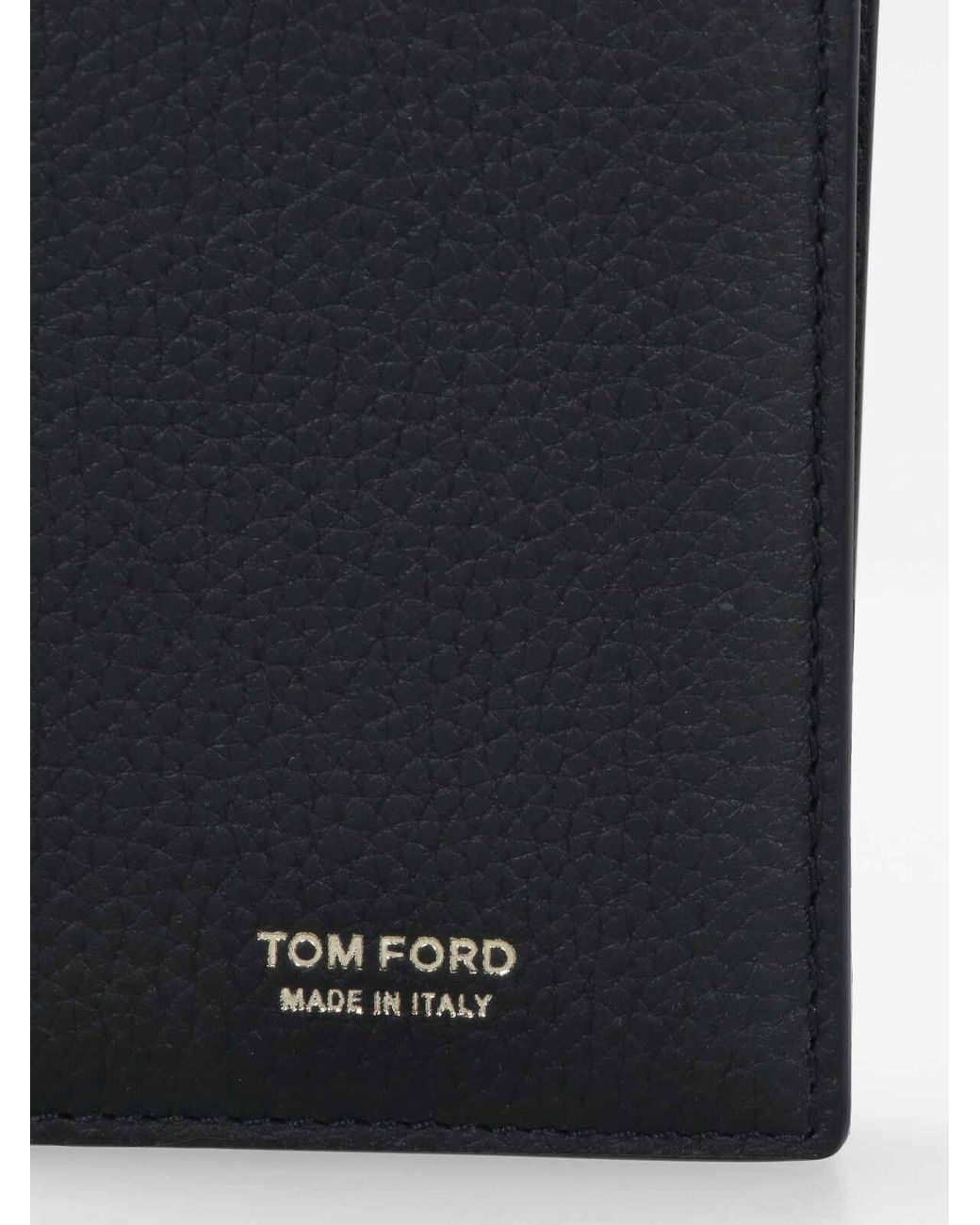 Tom Ford Black Portacarte Bi-Fold for men