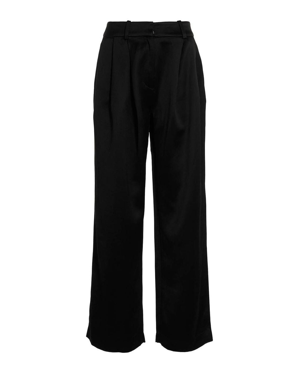 Co. Black Pants With Front Pleats
