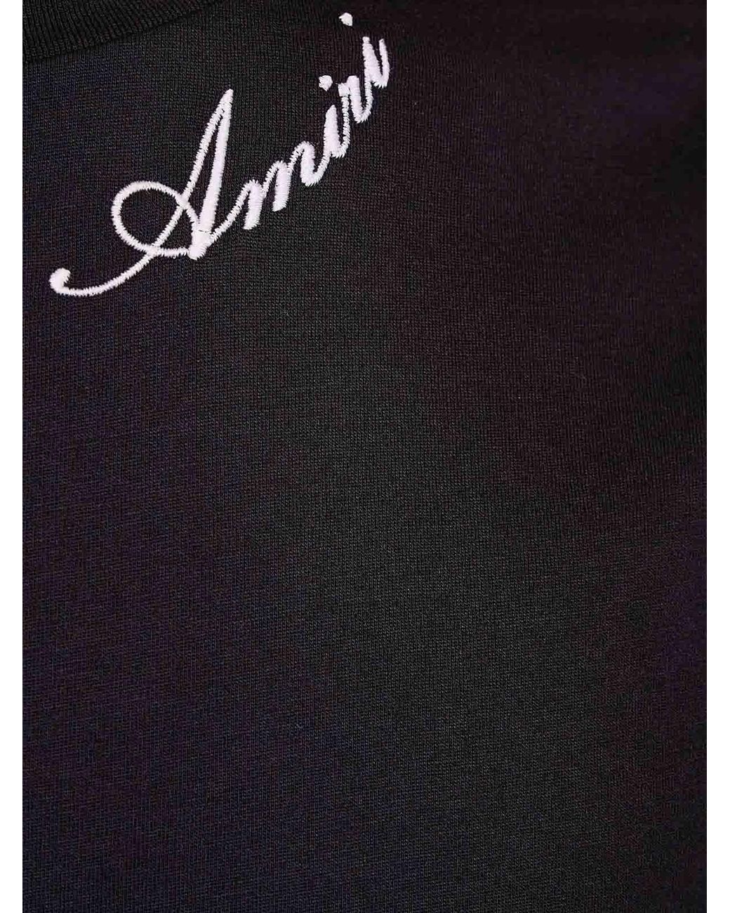 Amiri Black Lasso Oversized T-Shirt for men
