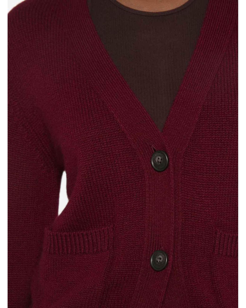 Lisa Yang Red Danni Cashmere Cardigan