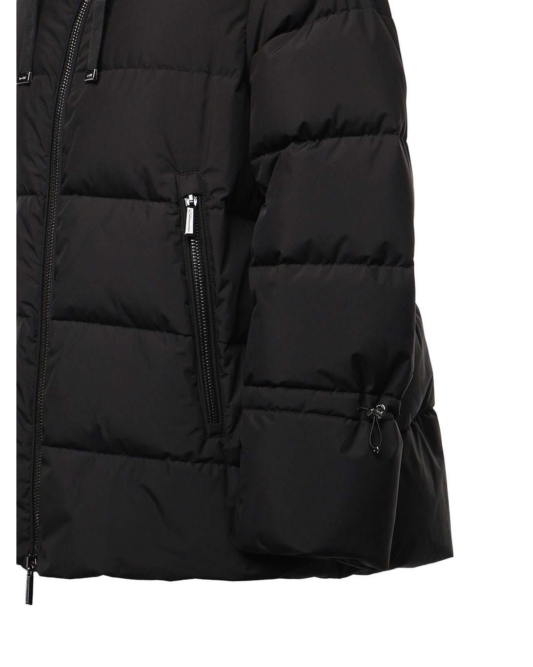 Moorer Black Gadia Padded Down Jacket
