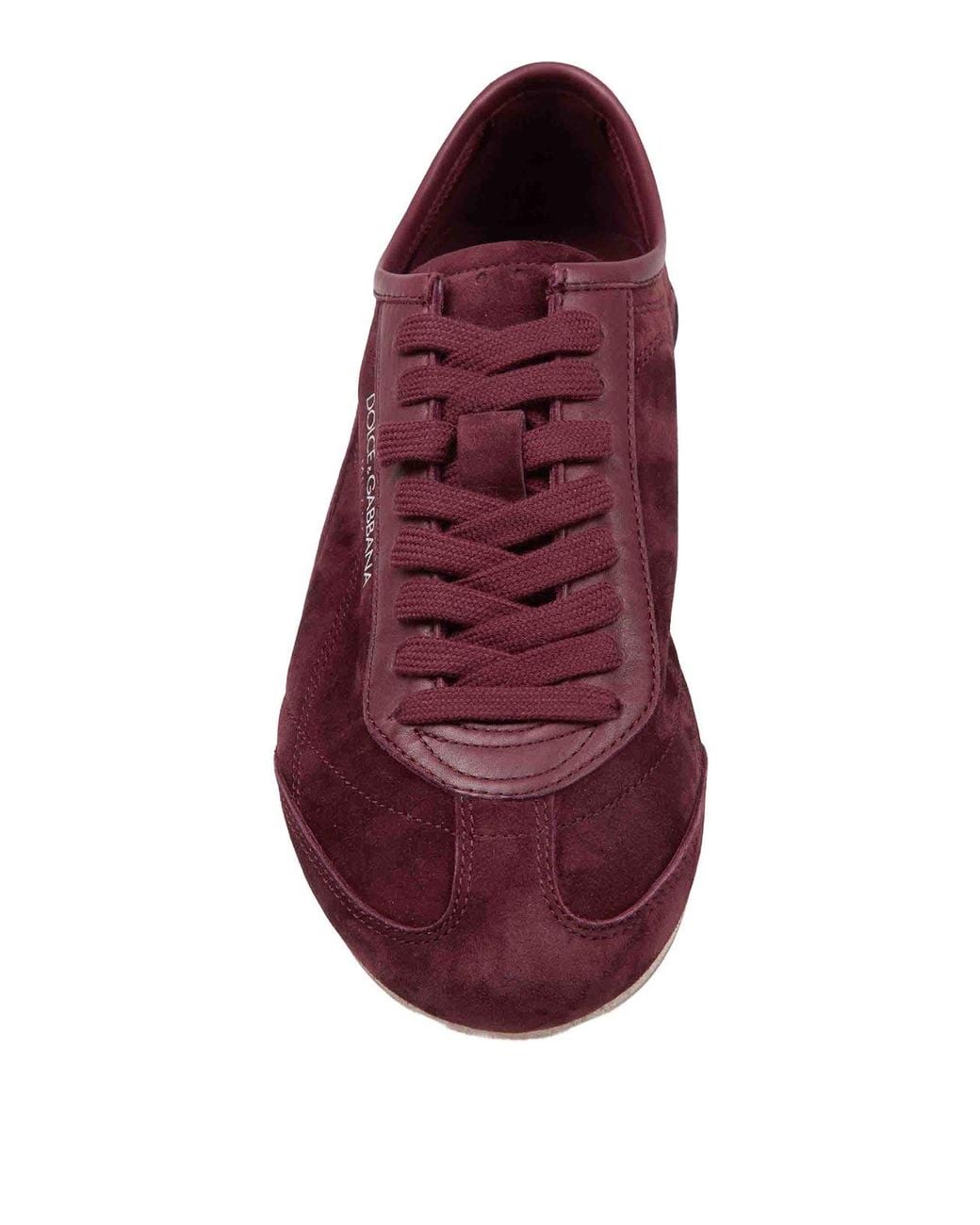Dolce & Gabbana Purple Dolce & Gabbana Gimondi Plus Leather Sneakers