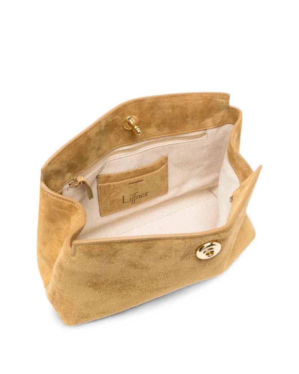 Liffner Natural Pushlock Pouch