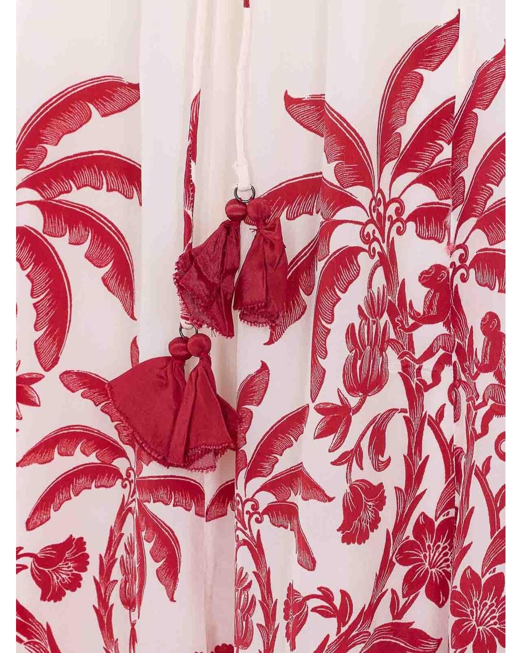 Farm Rio Red Long Dress