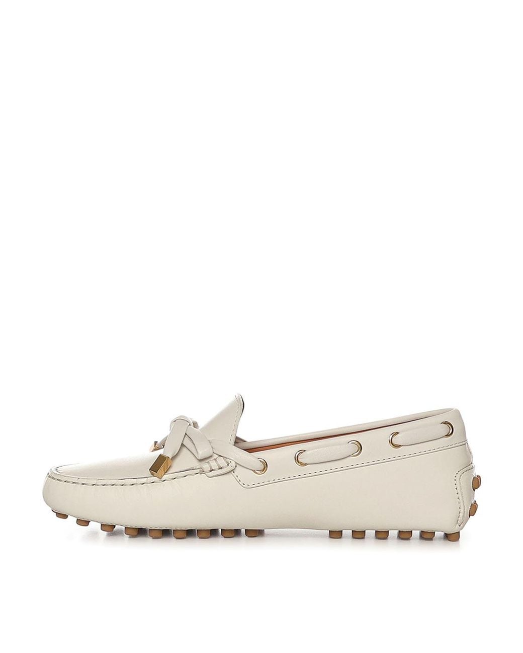 Tod's Natural Gommino Leather Loafer