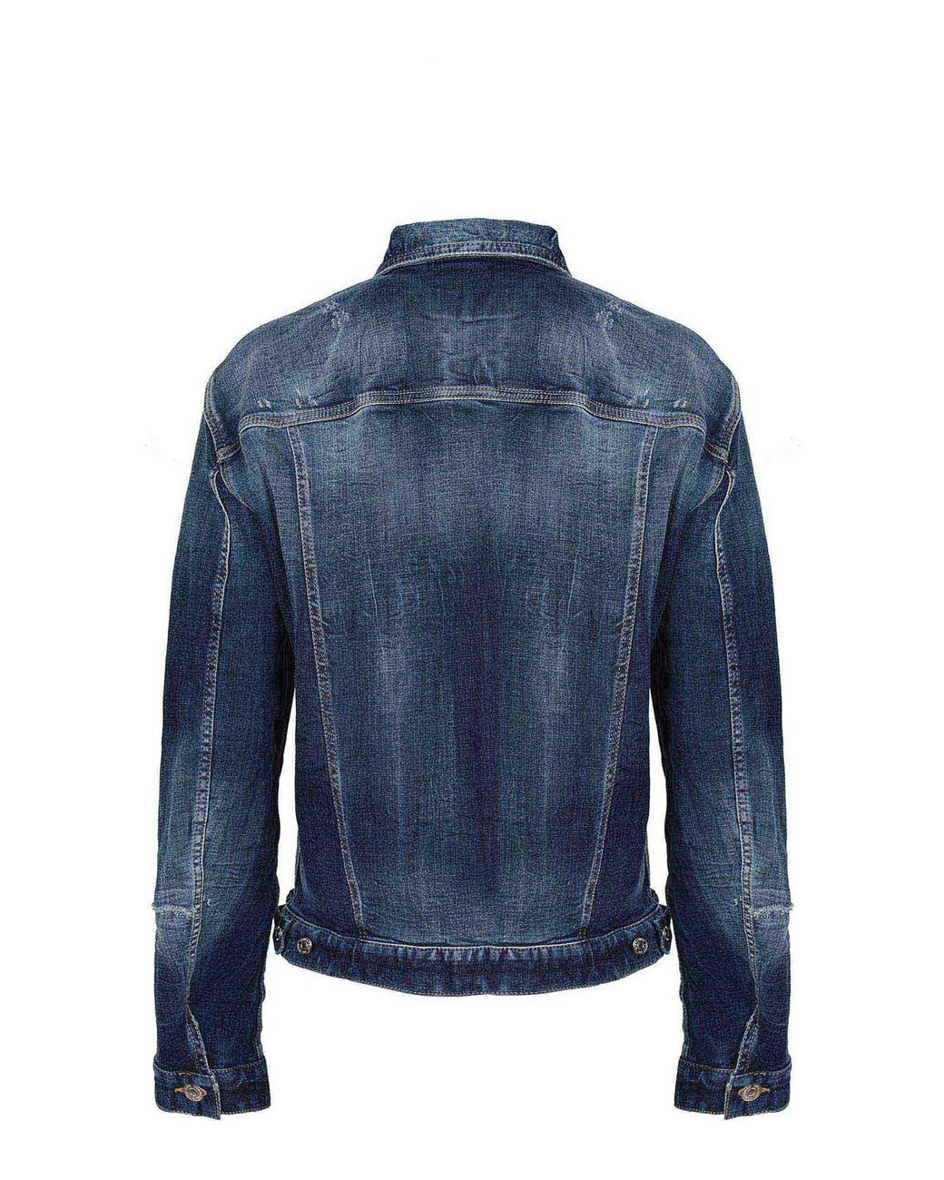 DSquared² Blue Jacket Made Of Denim