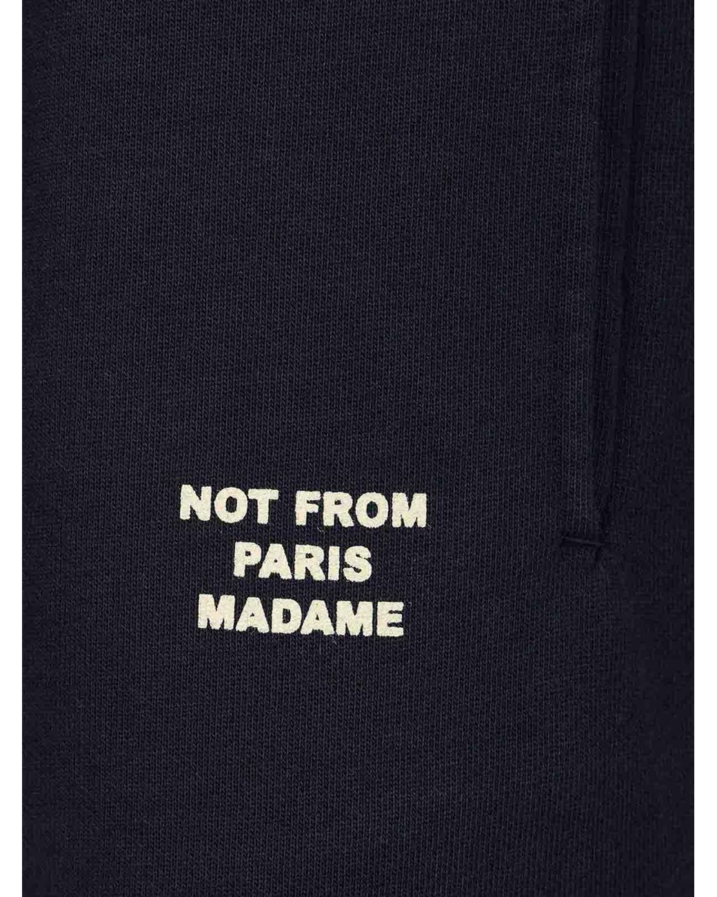 Drole de Monsieur Blue Fleece Joggers for men