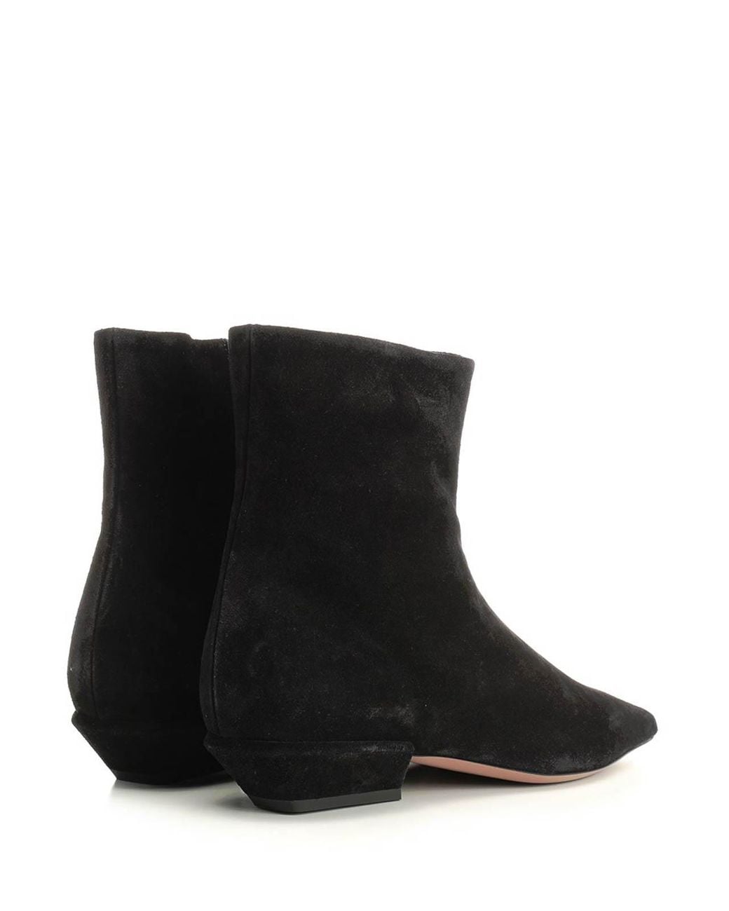 Paris Texas Black Ankle Boots