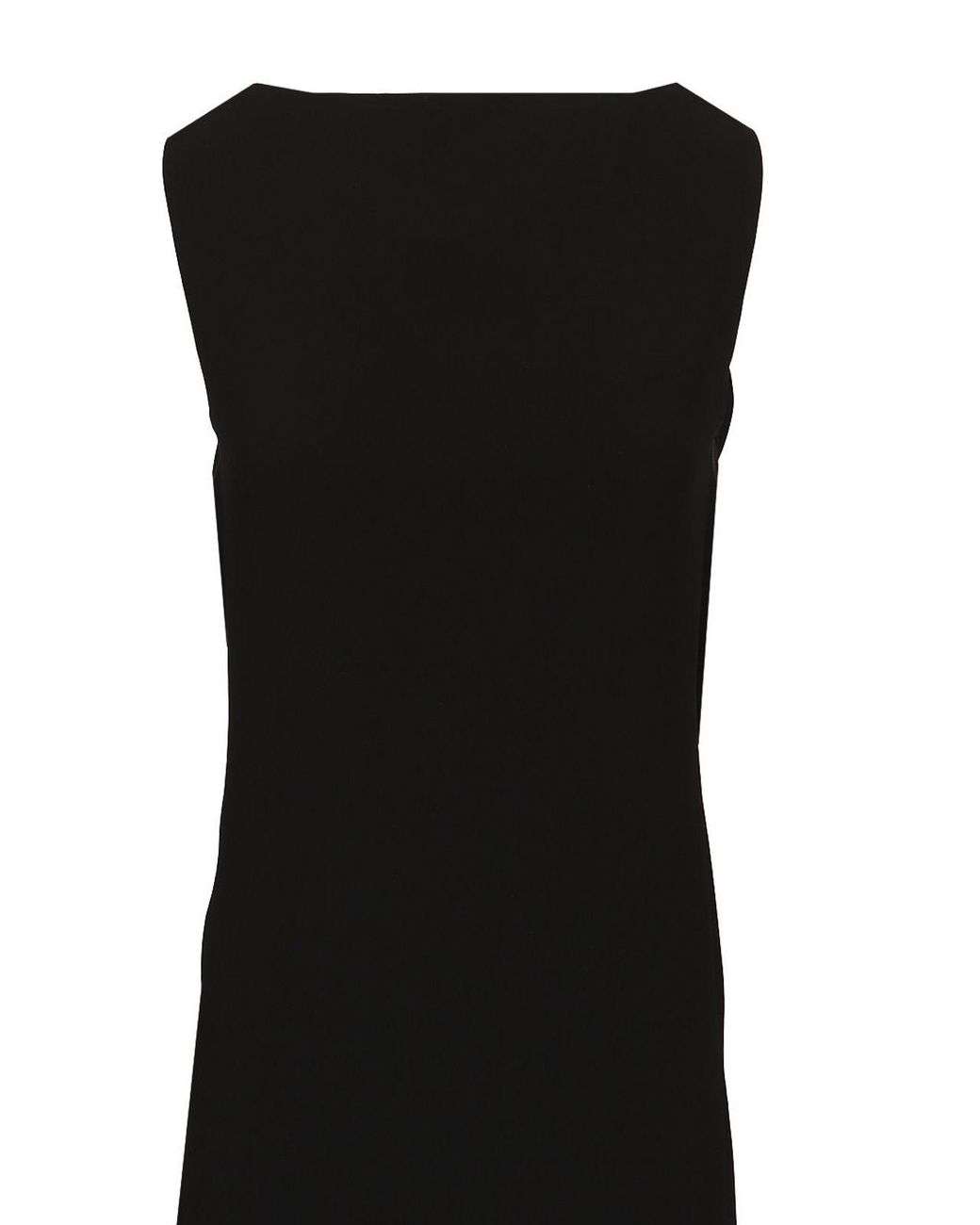 Max Mara Black Long Cady Dress