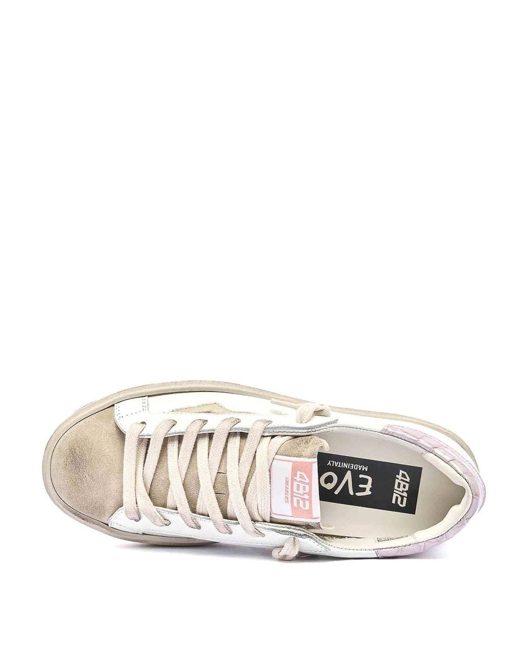 4b12 White Sneakers