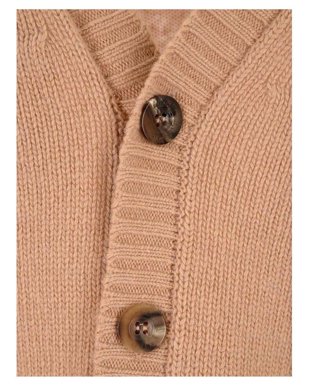 Ambush Brown Buttoned Oversized Cardigan for men