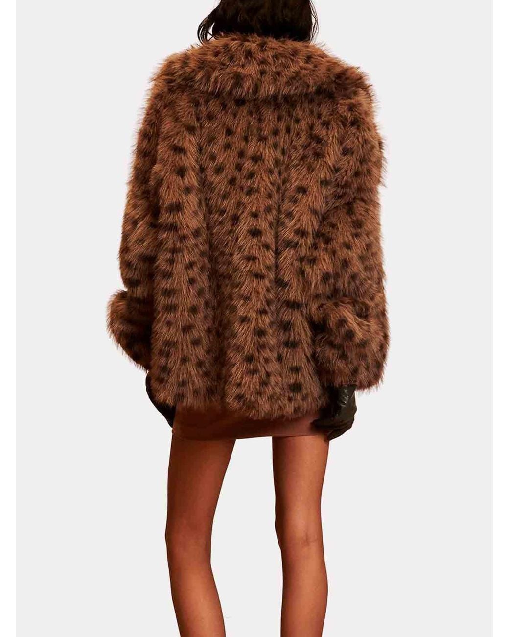 Aniye By Brown Raya Faux Fur Jacket