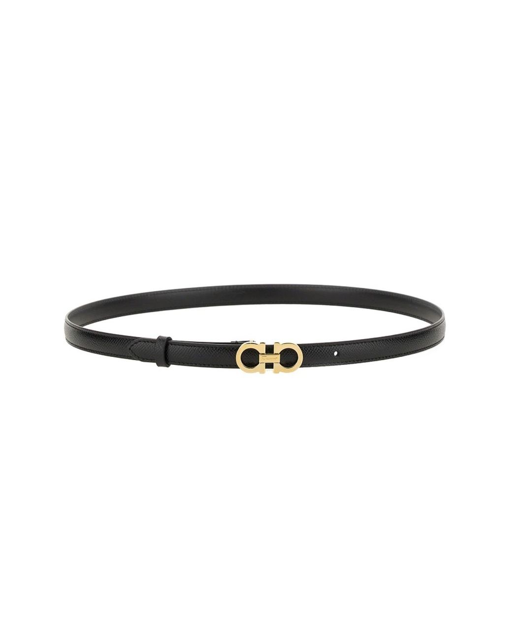 Ferragamo White Gancini Belt