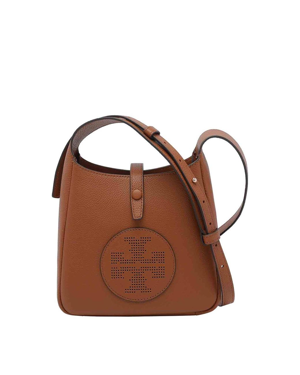 Tory Burch Brown Miller Swing Bucket Bag
