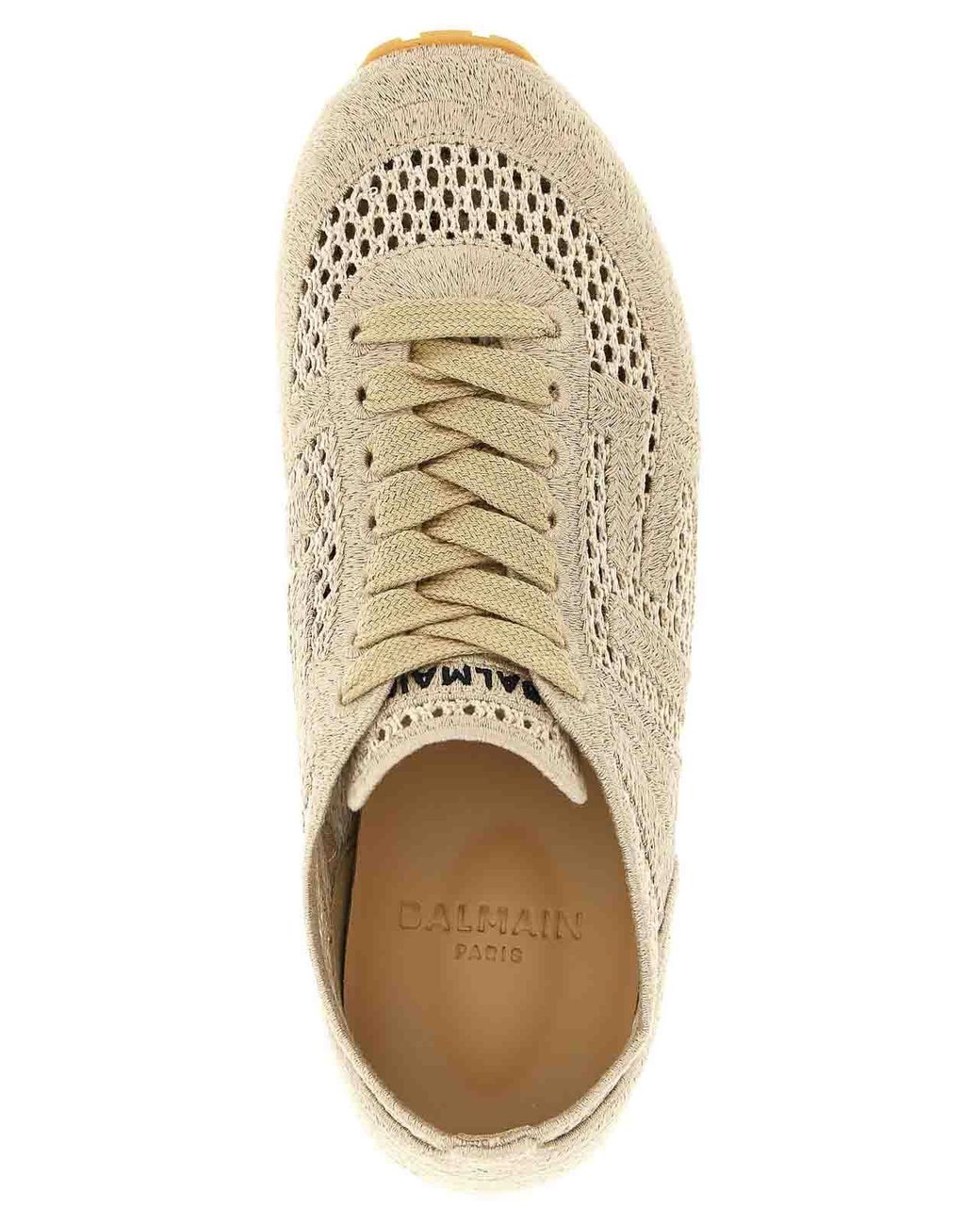 Balmain White Racer 45 Sneakers