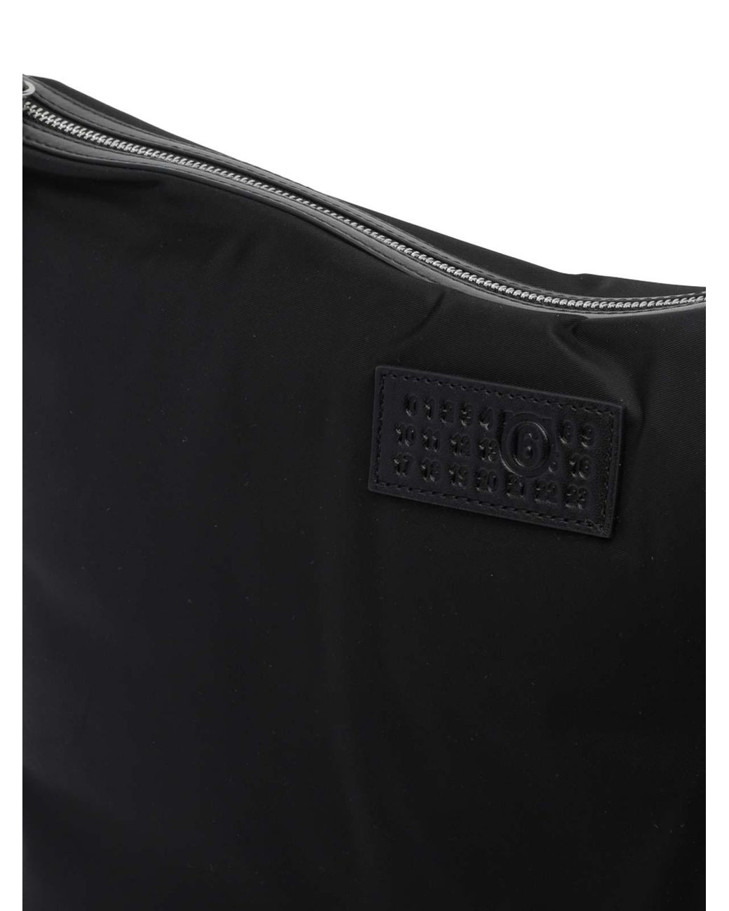 MM6 by Maison Margiela Black Numeric Crossbody Bag for men