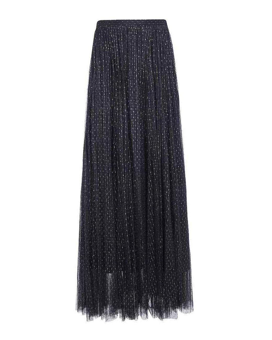 Twinset Blue Maxi Skirt