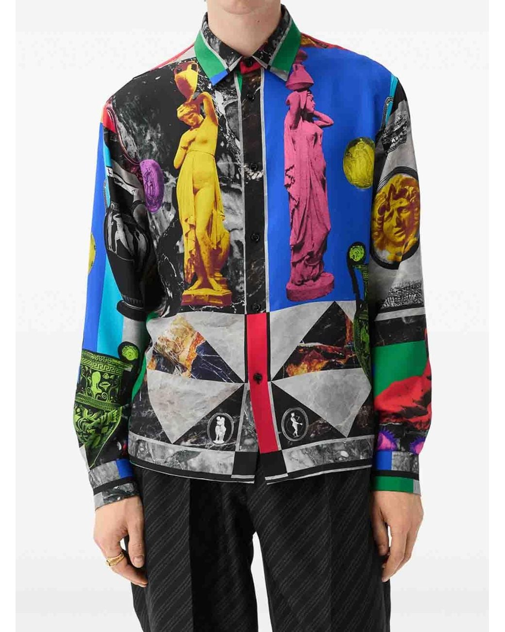 Versace Blue Shirt for men