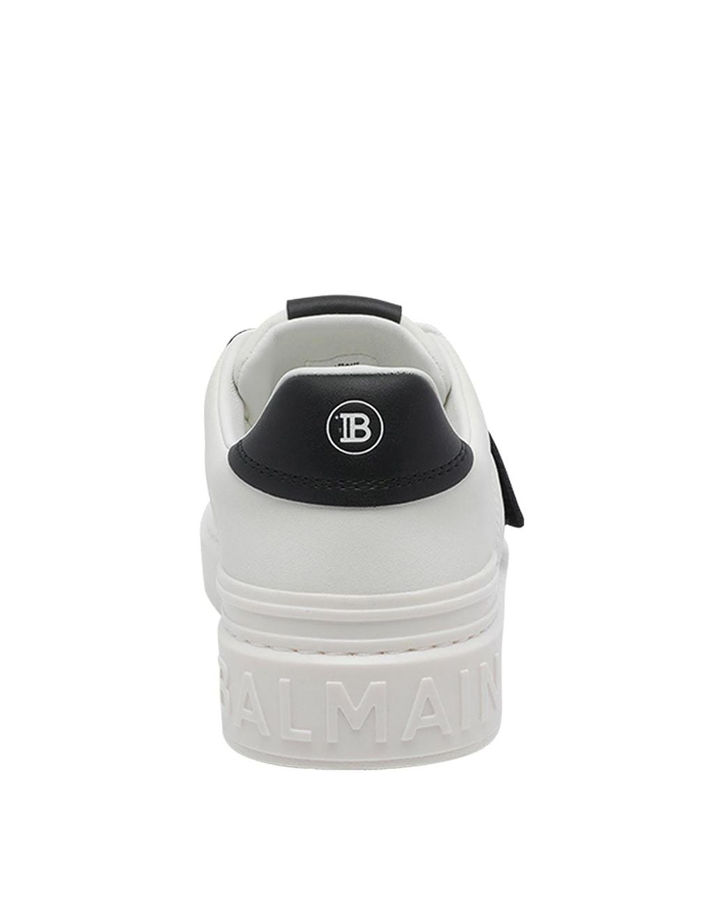 Balmain White B-Court Sneakers for men
