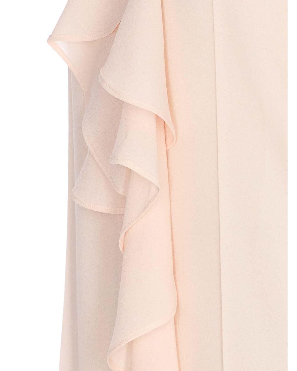 McQueen Pink Pleated Blouse