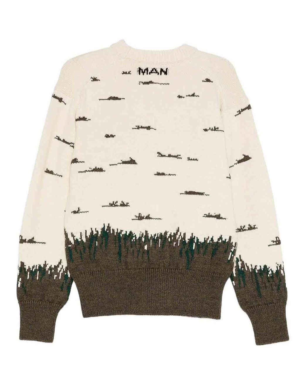 Pull Col Rond Junya Watanabe pour homme en coloris Gray