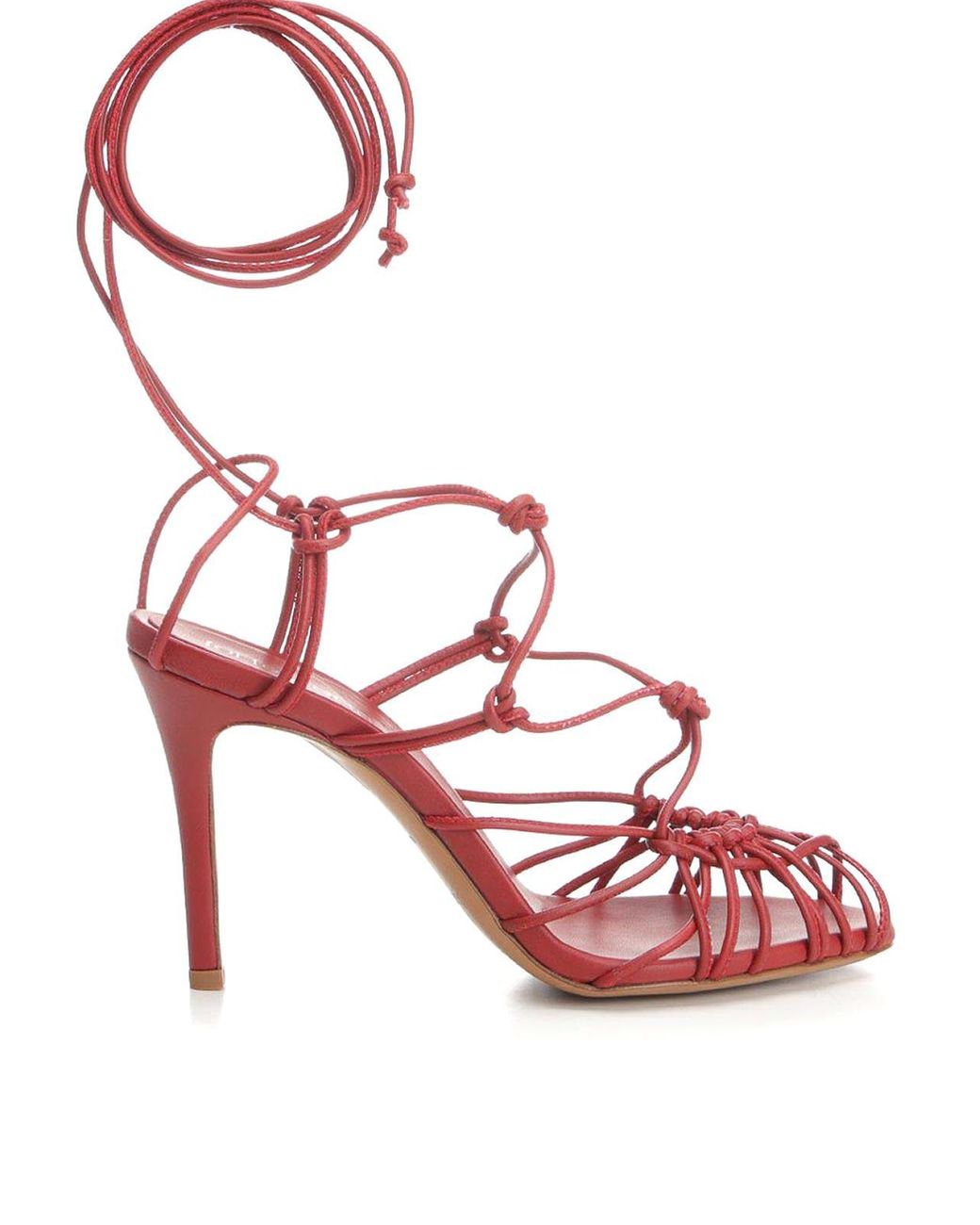 Forte_forte Red Leather Sandals