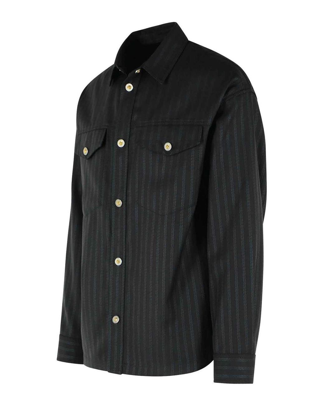 Chemise Versace pour homme en coloris Black
