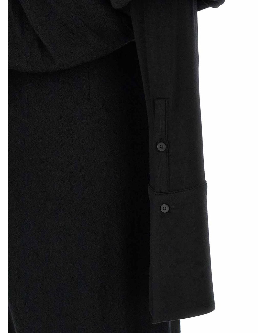 DARKPARK Black New Marlin Wool Dress