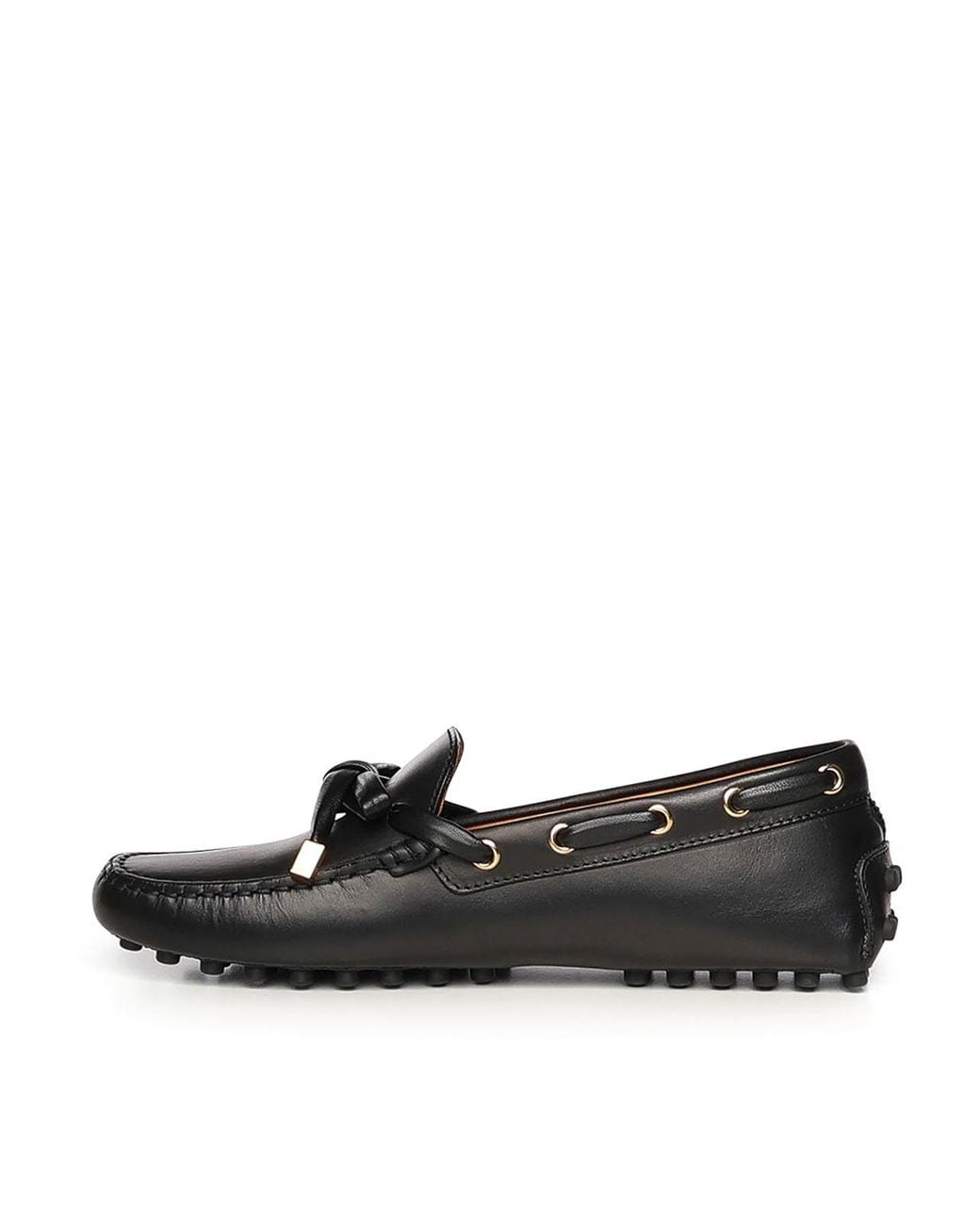 Tod's Black Gommino Leather Loafer