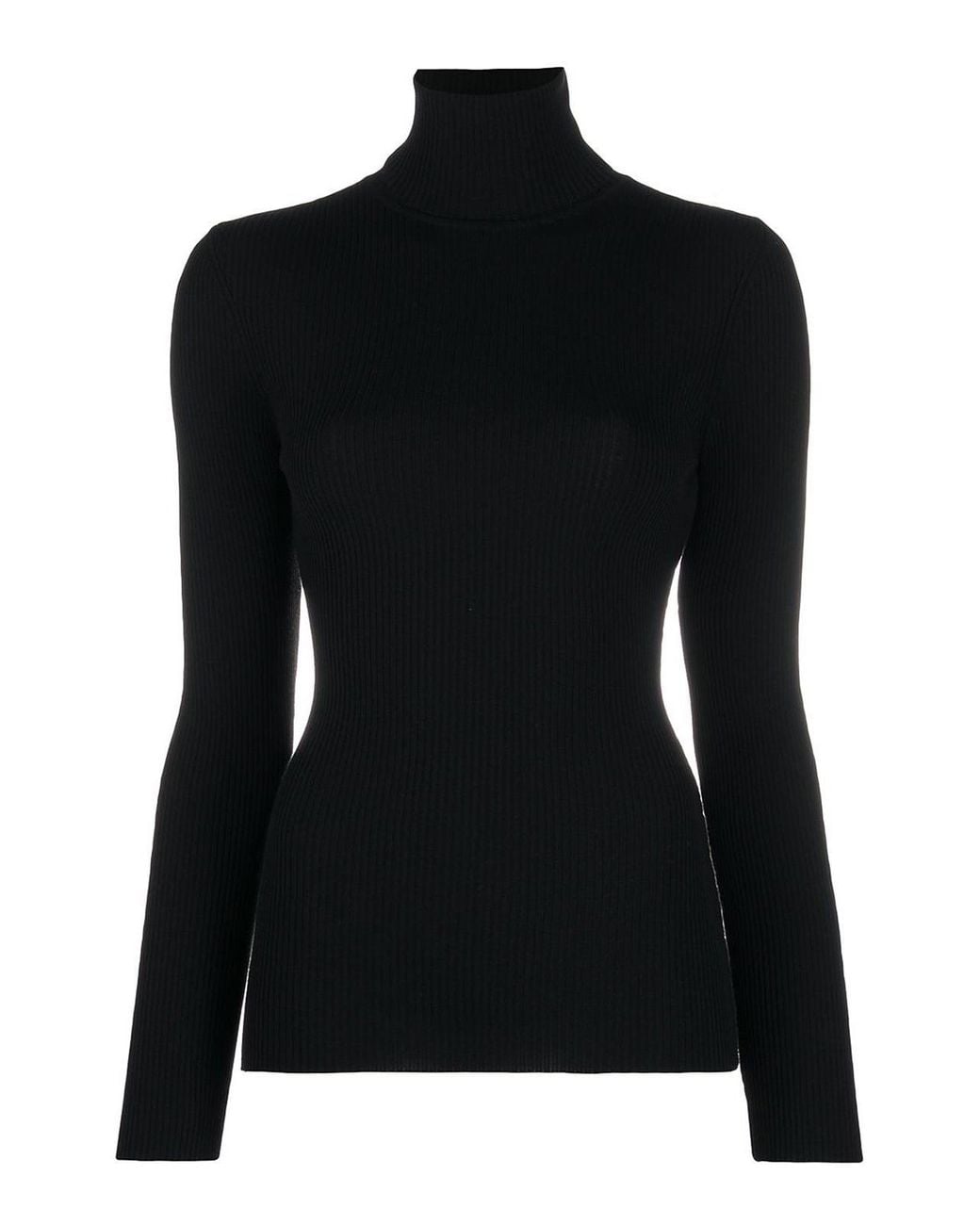 Wolford Black Wool Turtle-Neck Sweater