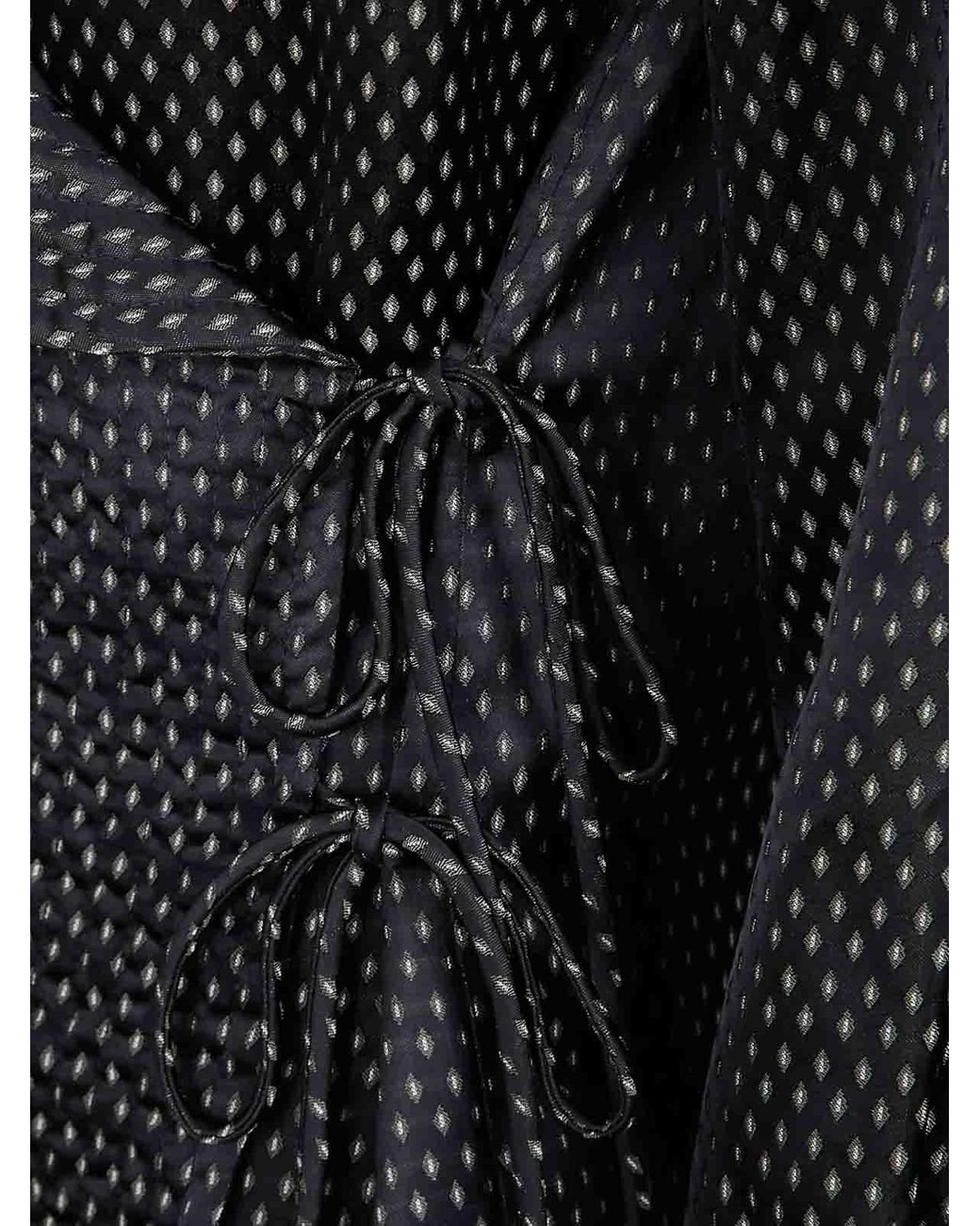Dries Van Noten Black Calberton 2350Motif Jacquard Shirt