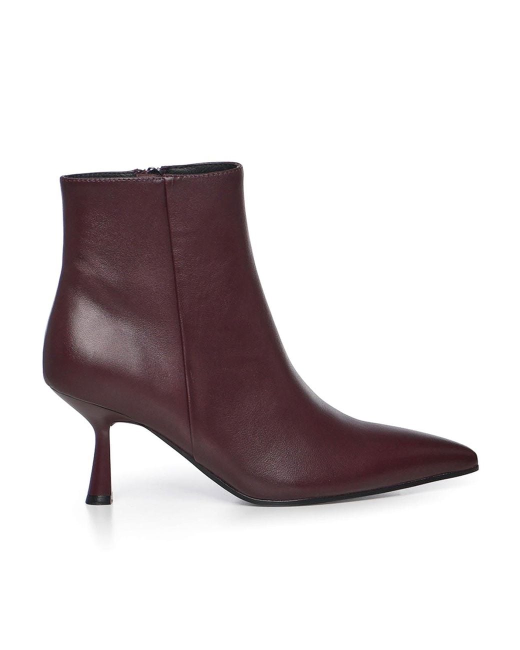 Bibi Lou Purple Leather Ankle Boot