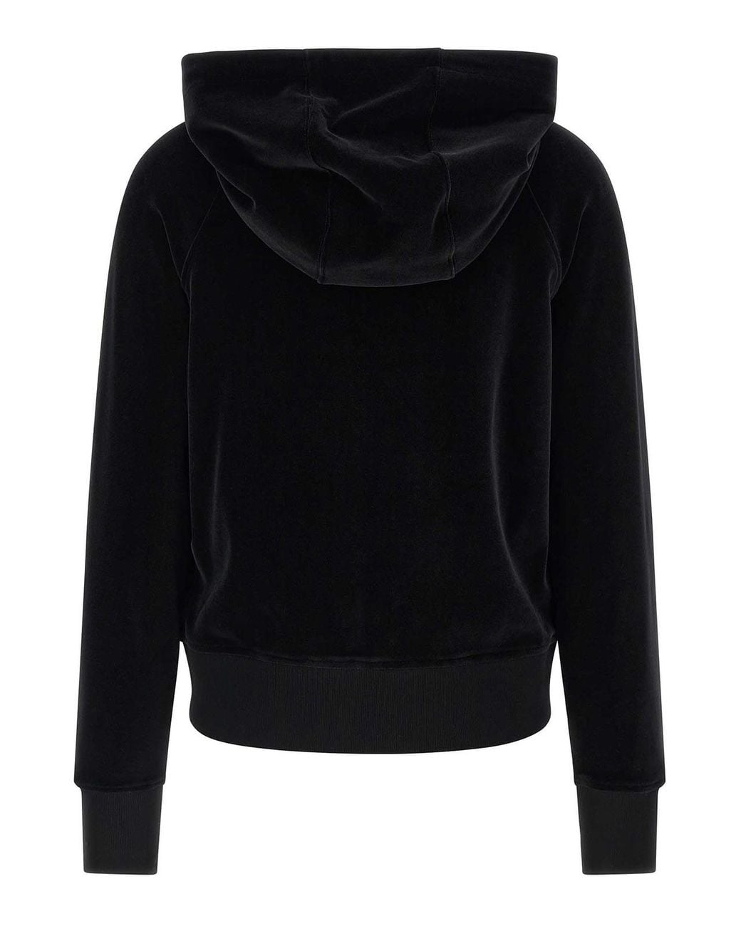Burberry Black Vesper Velvet Hoodie