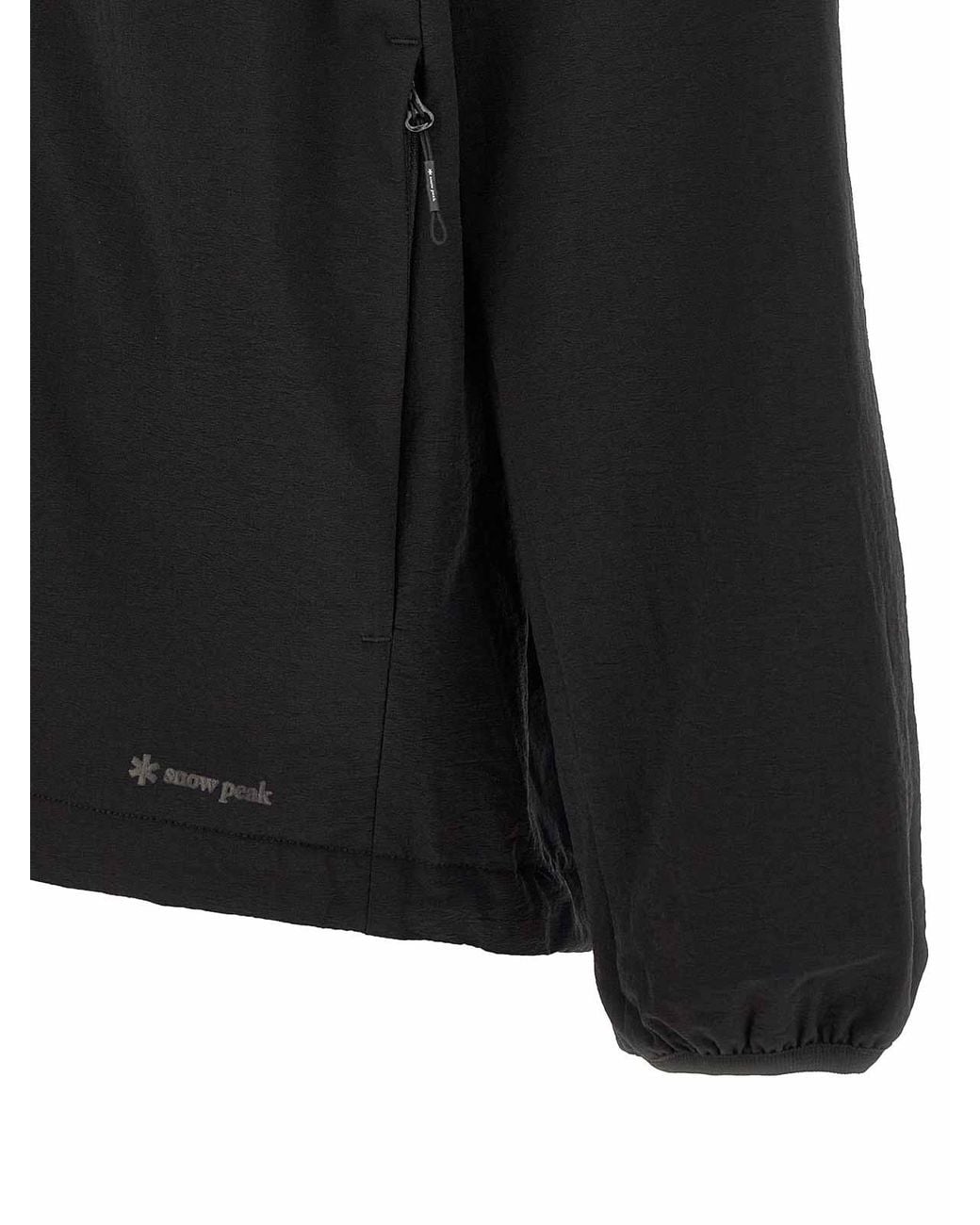 Snow Peak Black Breathable Insulated Jacket for men