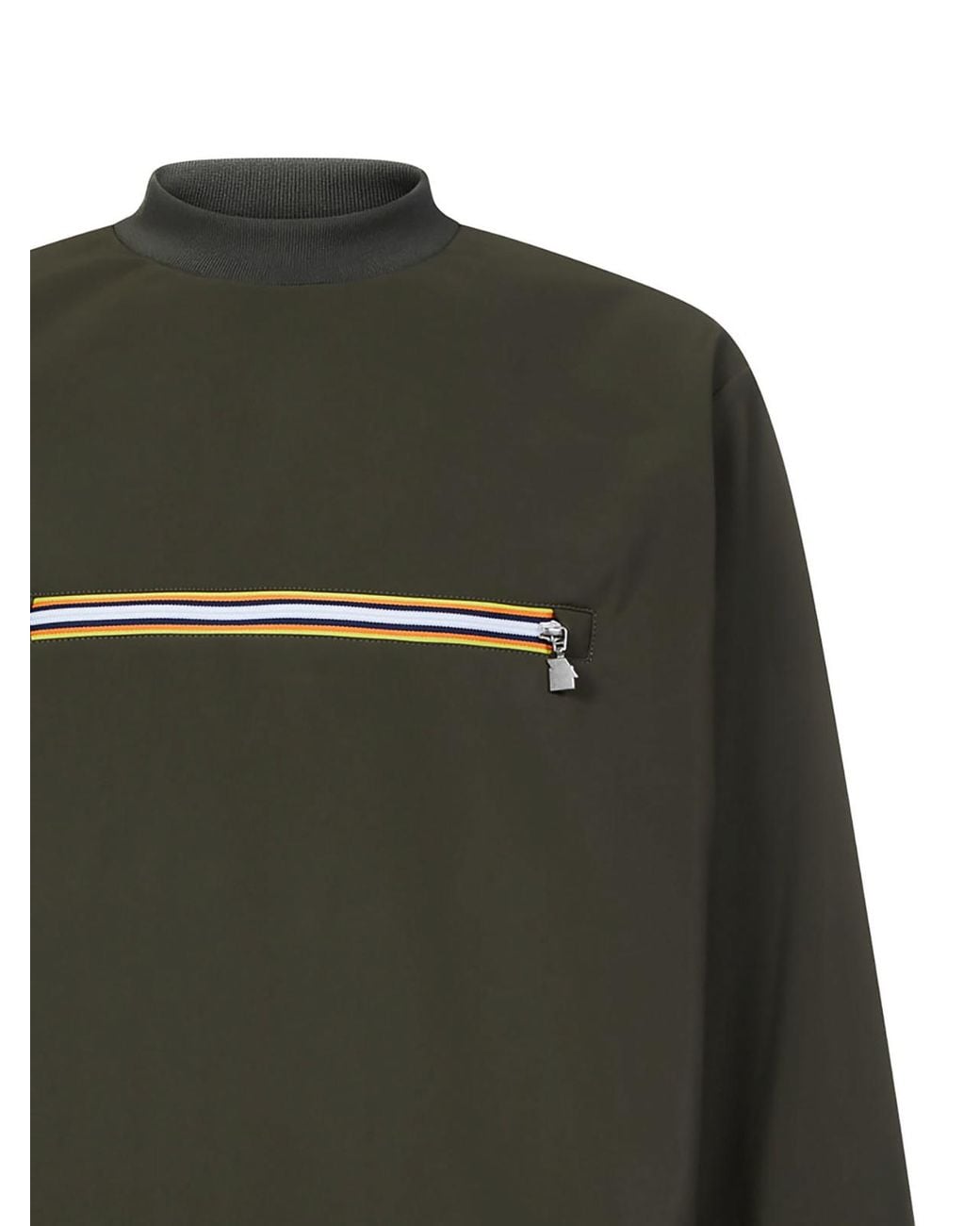 K-Way Green Tech Fabric Sweatshirt for men