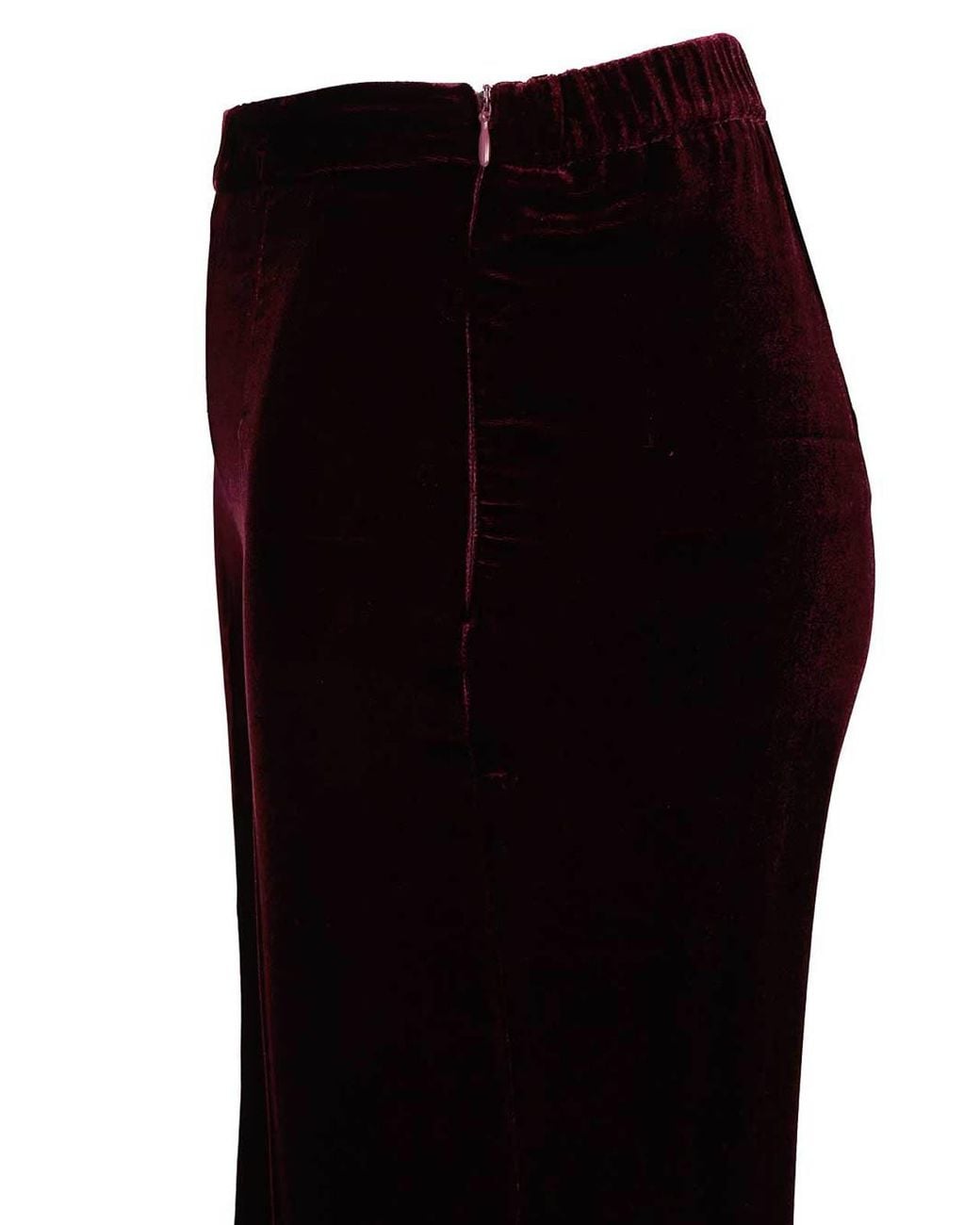 Forte_forte Black Smooth Velvet Flared Trousers