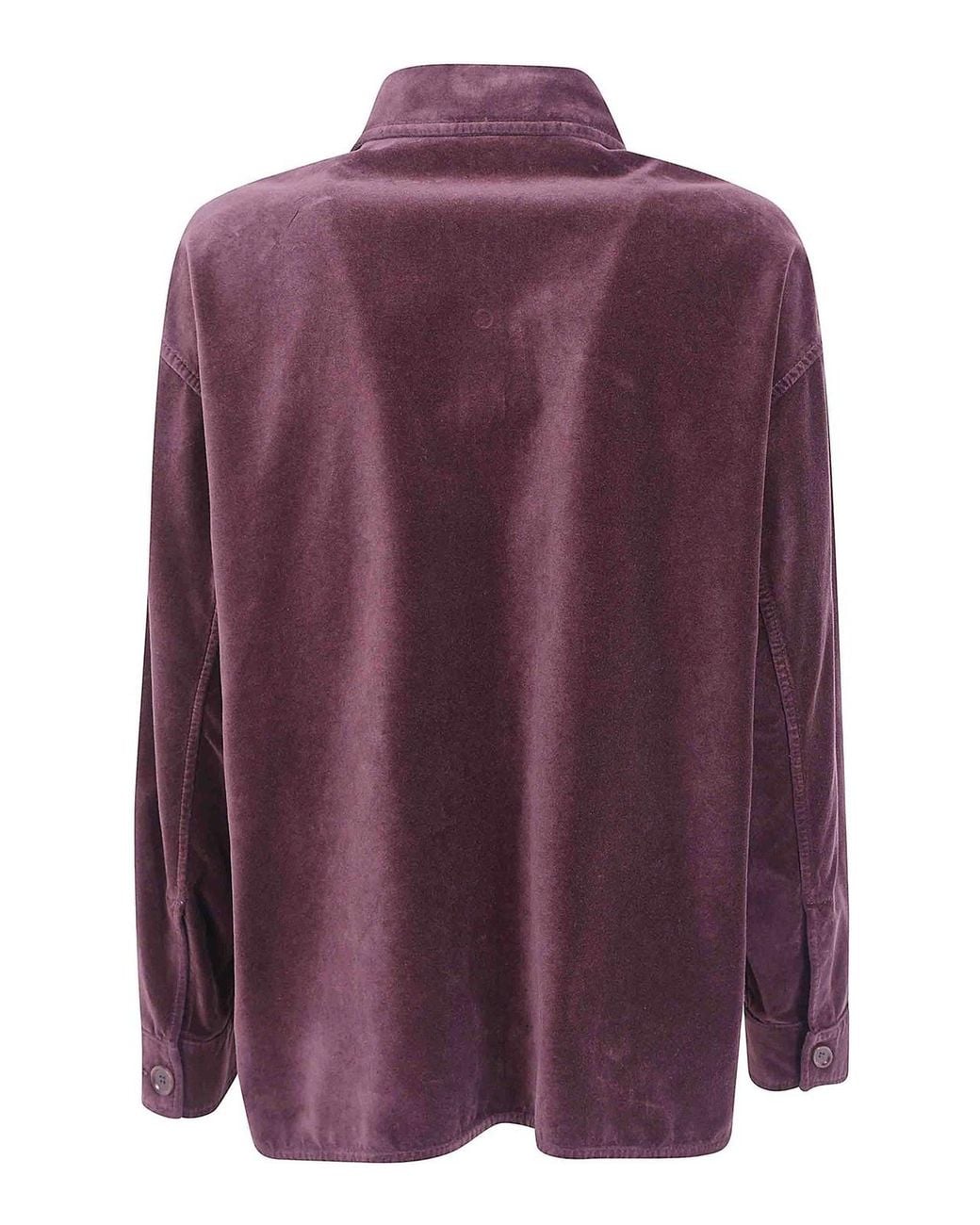 Aspesi Purple Velvet Classic Jacket
