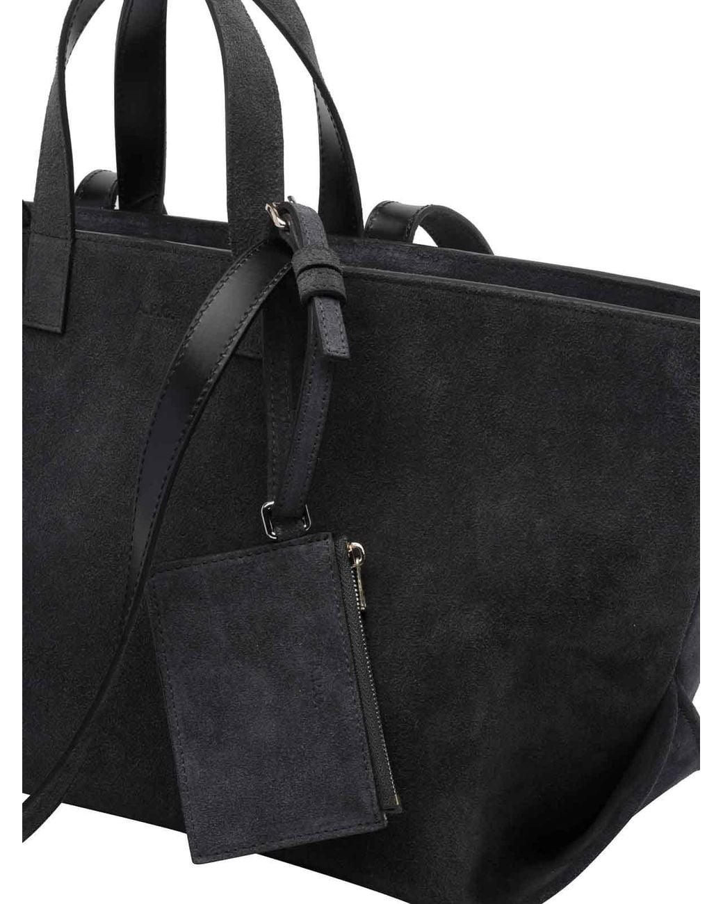 A.P.C. Black Le Drummer Tote Bag
