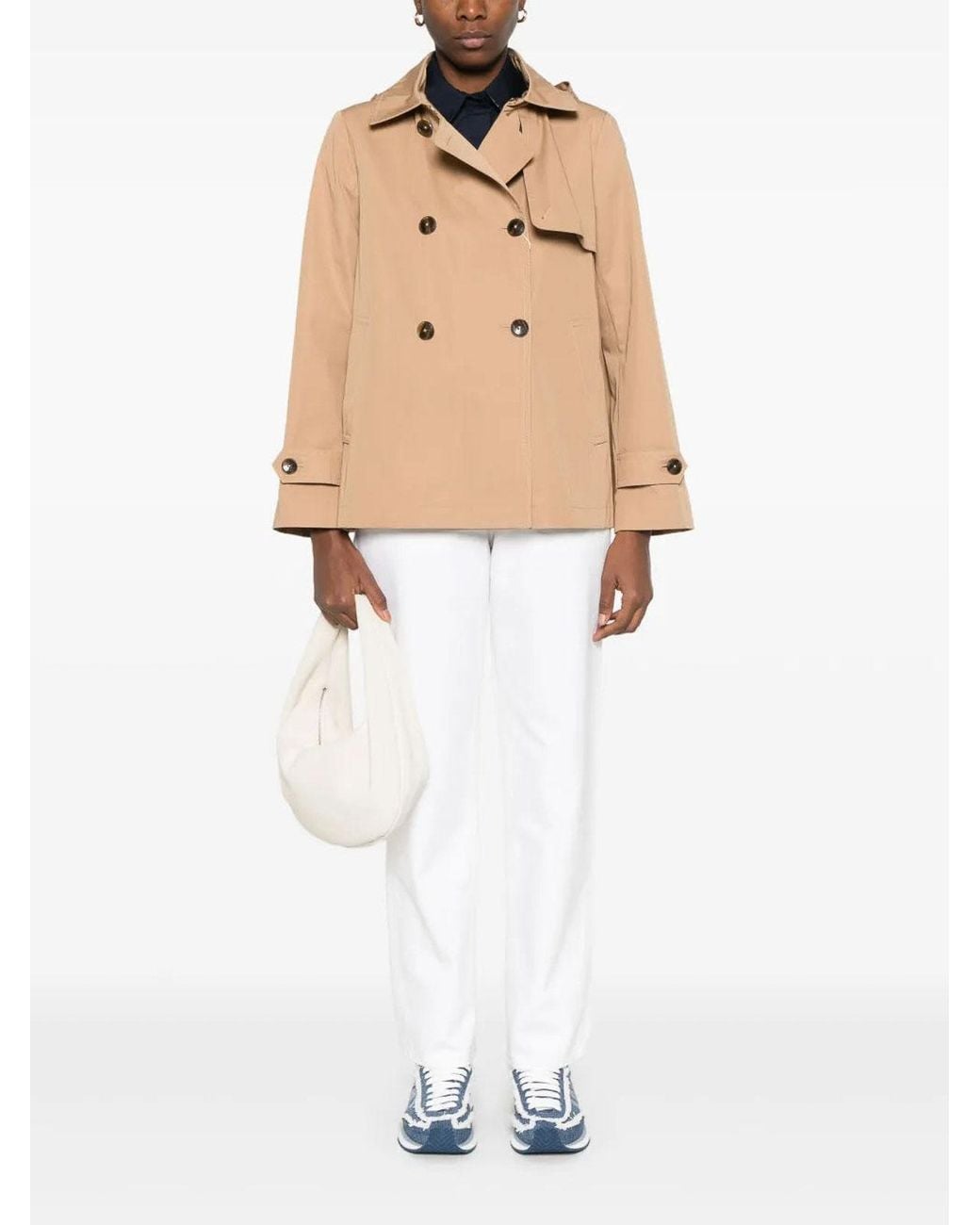 Herno Natural Short Raincoat