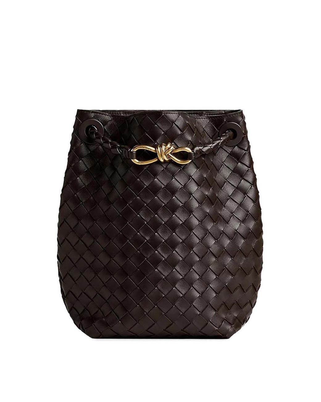 Bottega Veneta Black Andiamo Small Bucket Bag