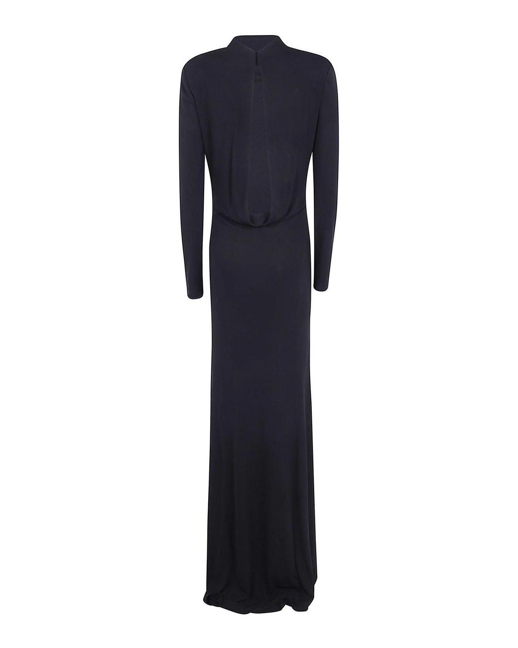 Tom Ford Blue Crepe Jersey Evening Dress