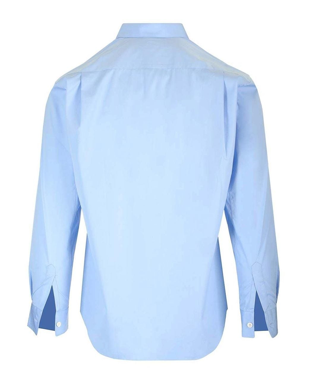 Comme des Garçons Blue Cotton Poplin Shirt for men