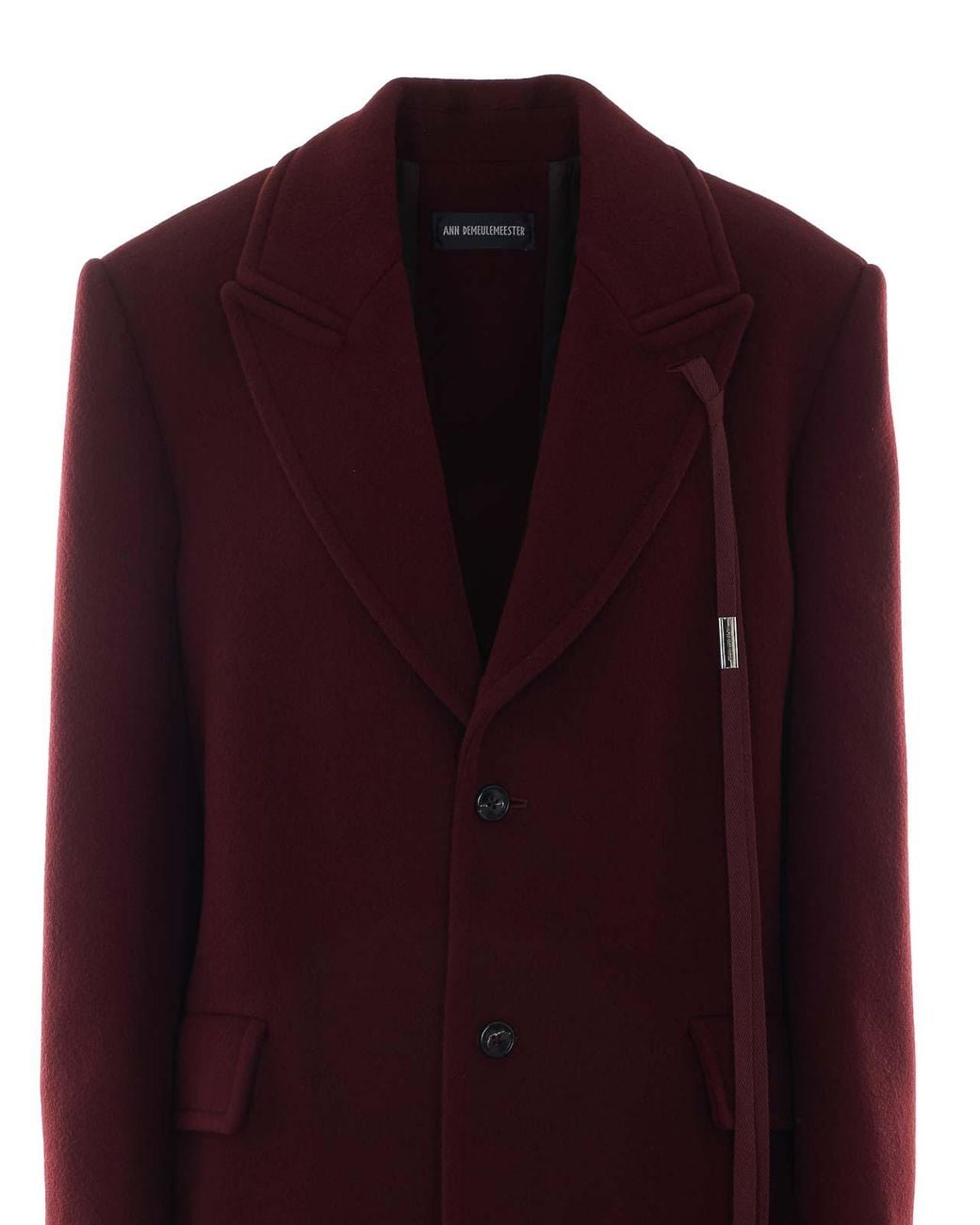 Ann Demeulemeester Purple Aldina Coat
