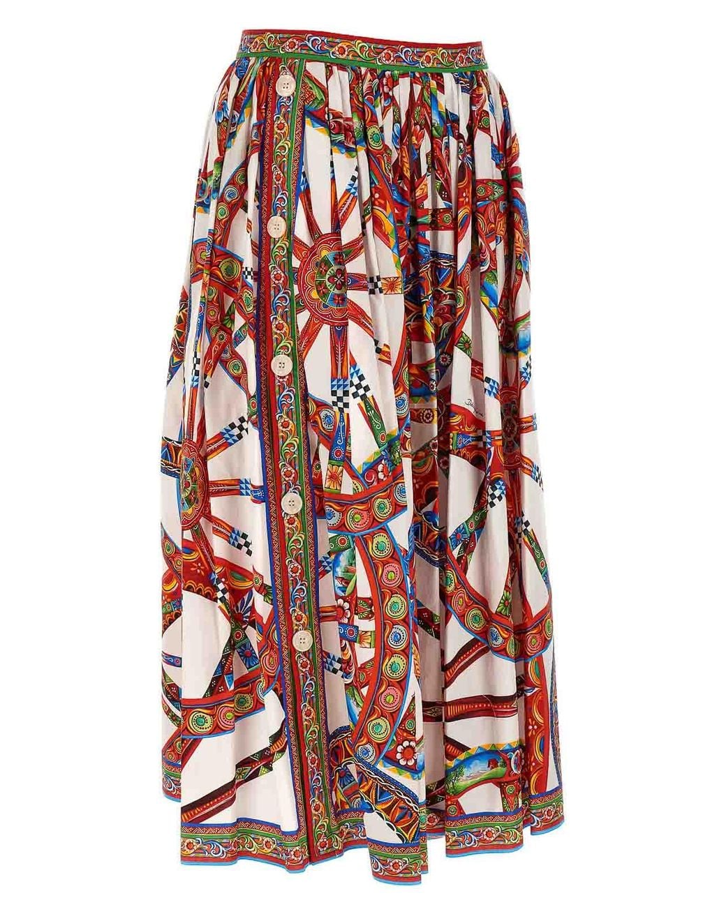 Dolce & Gabbana Red Skirt