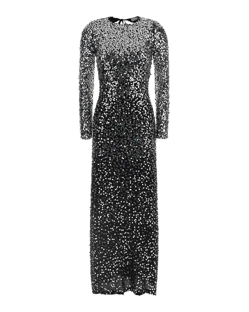 Rabanne Black Sequin Dress