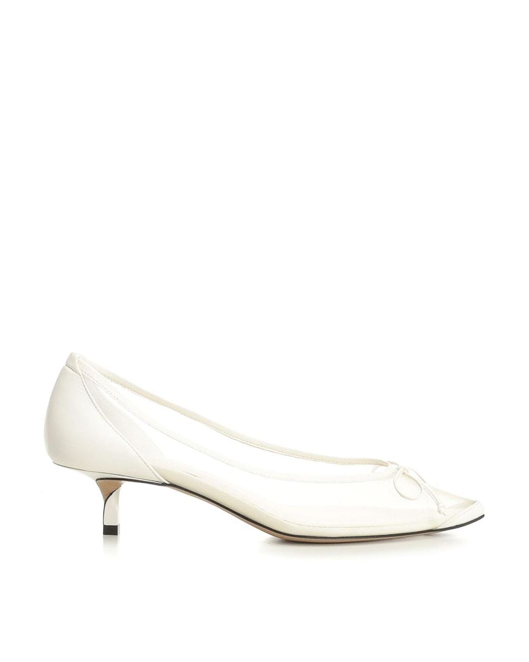 Jacquemus Natural Tourni Low-Heeled Pumps