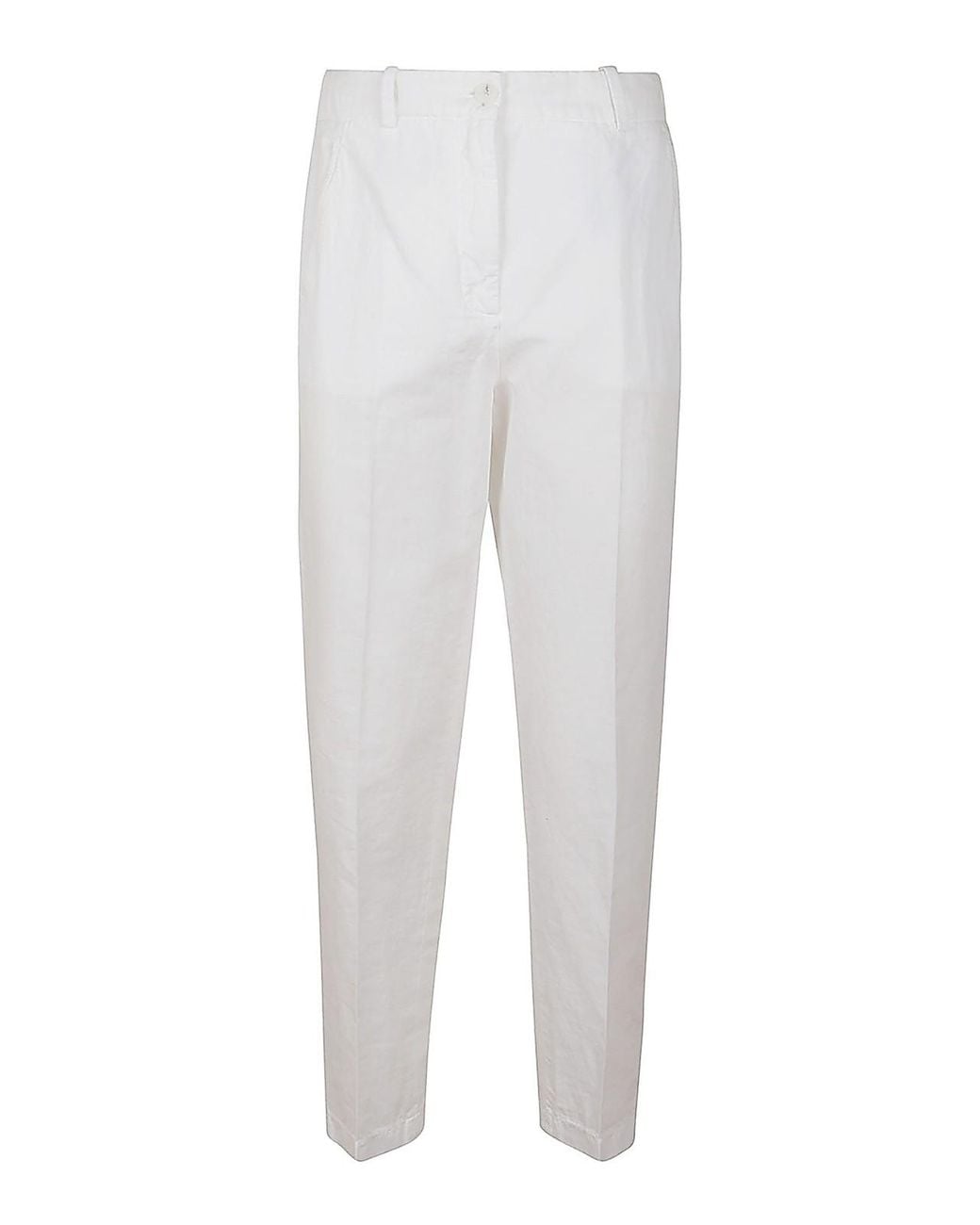 Incotex White Casual Trousers