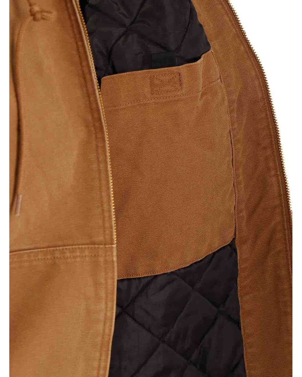 Carhartt Brown Hooded Jacket for men