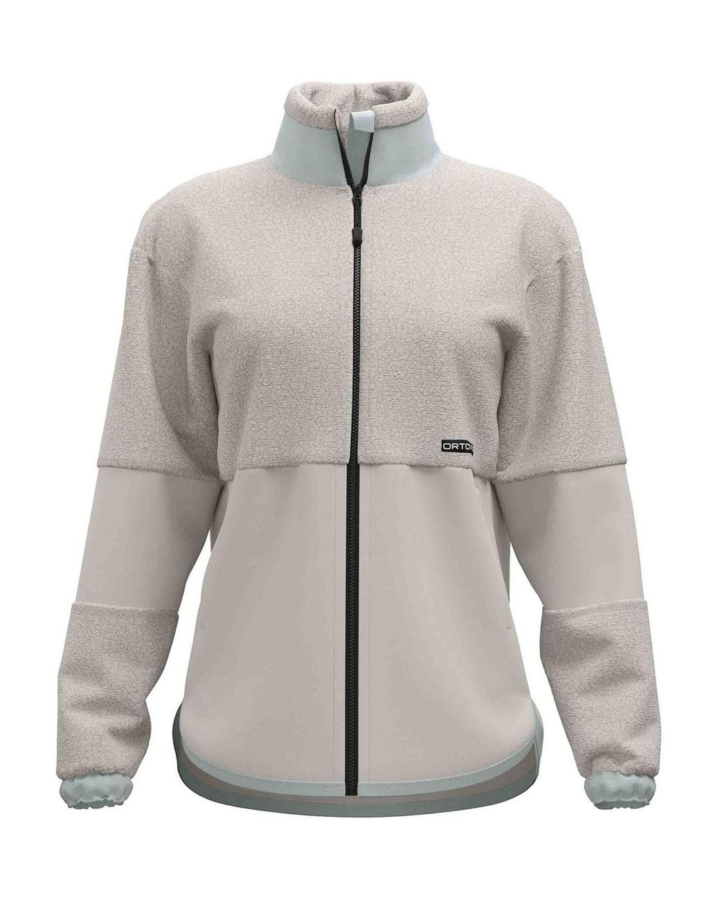 Ortovox Gray Fleece Teddy Jacket