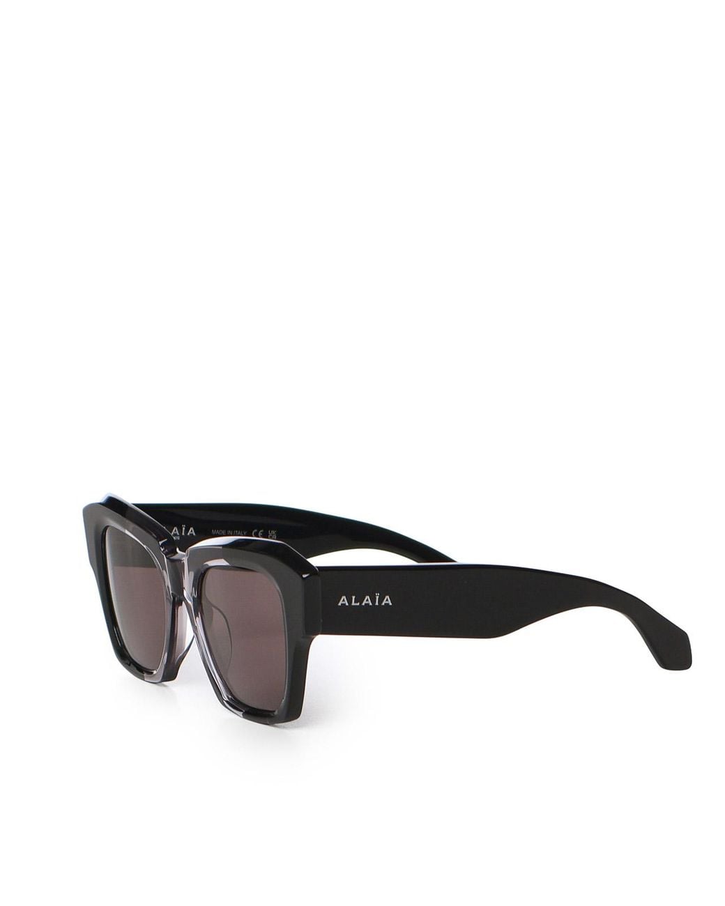 Alaïa Gray Gradient Square Sunglasses